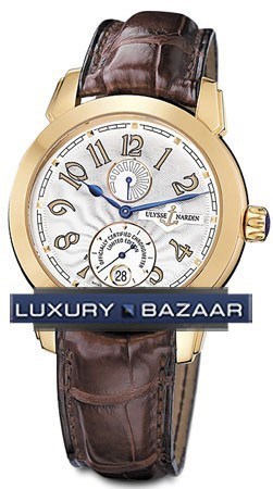 Ulysse Nardin Ulysse 1 (18kt RG / Silver / Leather / Limited) 27